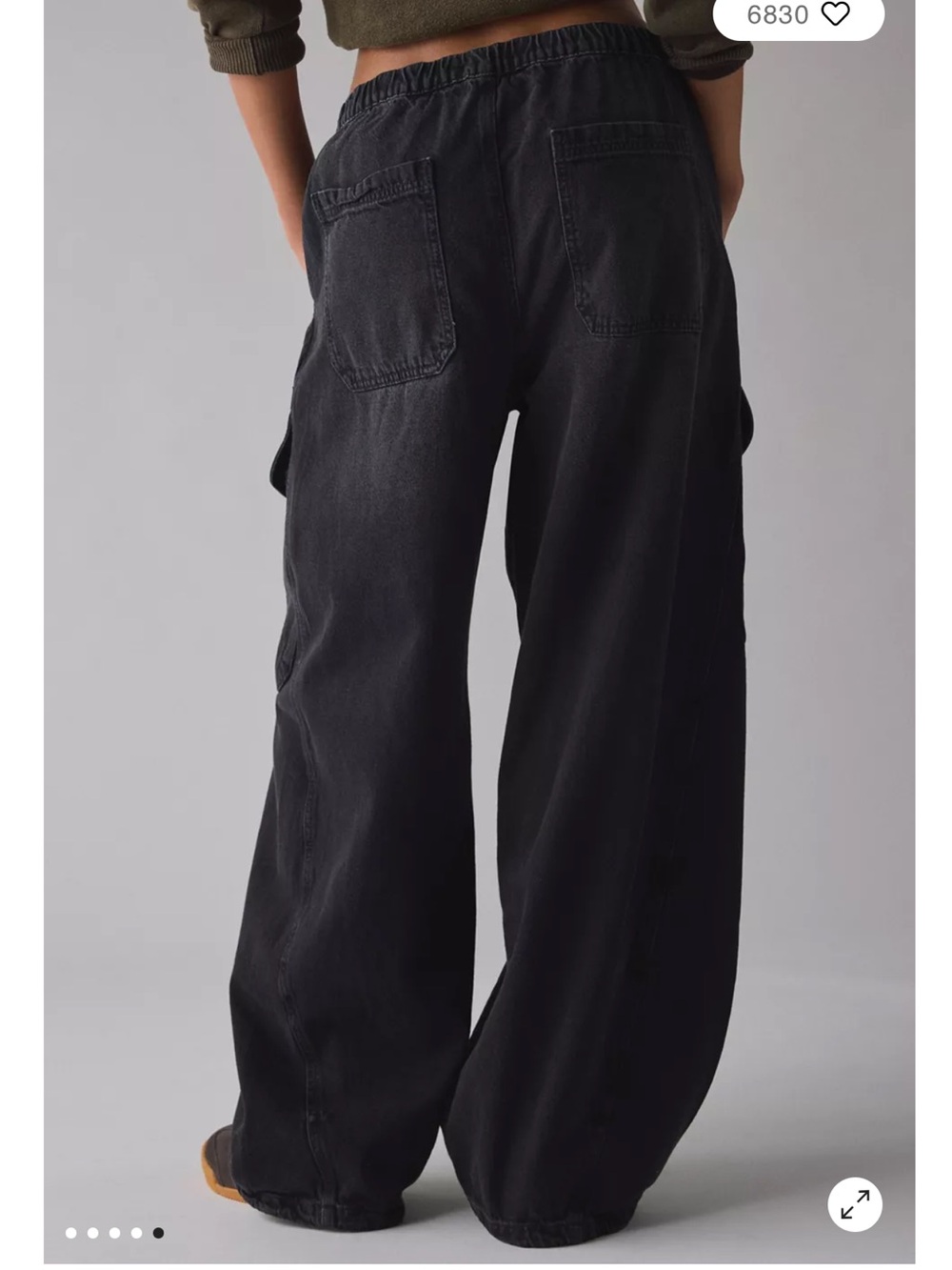 NEW BDG Denim Station Wide-Leg Cargo Pants - Picture 5 of 5